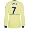 Maillot à Manches Longues Arsenal Bukayo Saka 7 Extérieur 2021-22 Pour Homme